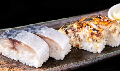焼さば寿し+さば寿し